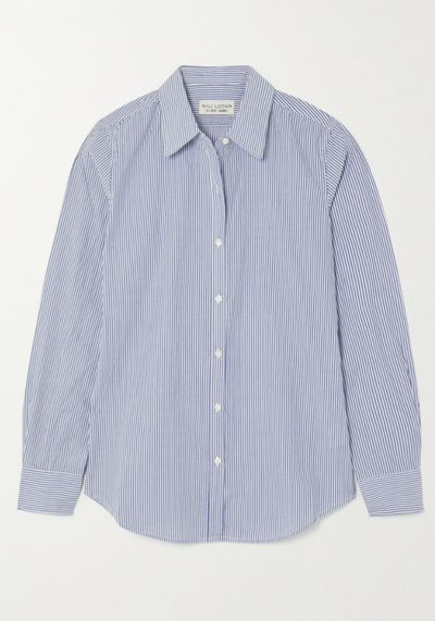 Libby Striped Cotton-Poplin Shirt from Nili Lotan