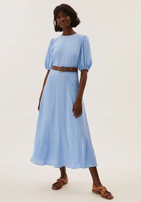 Puff Sleeve Midaxi Tea Dress from Marks & Spencer