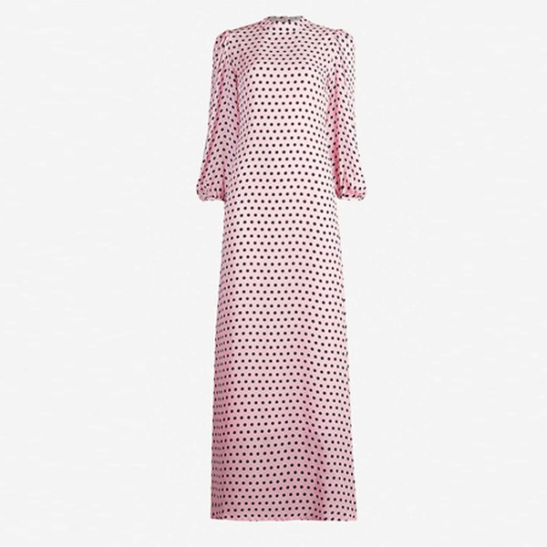 Elizabeth Polka-Dot Silk Dress from Olivia Rubin