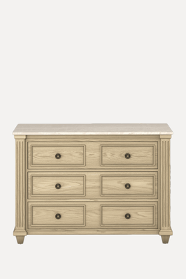 Castleton Chest Of Drawers - Bleached Oak from Oka