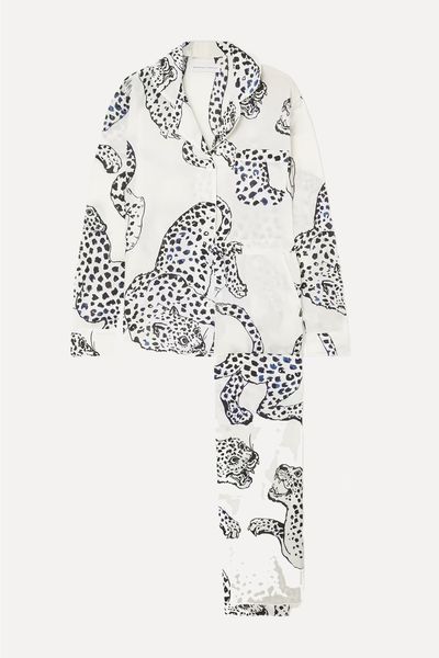 Jag Printed Organic Cotton Pajama Set from Desmond & Dempsey