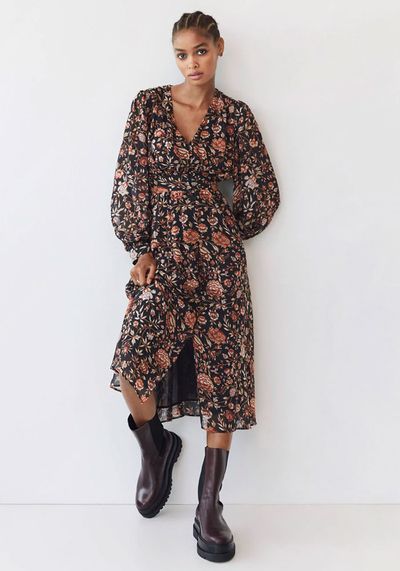 Floral Print Dress from Mango