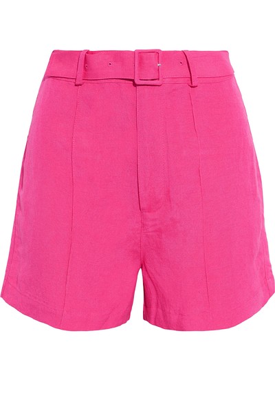 Belted Linen-Blend Shorts from Solid & Striped