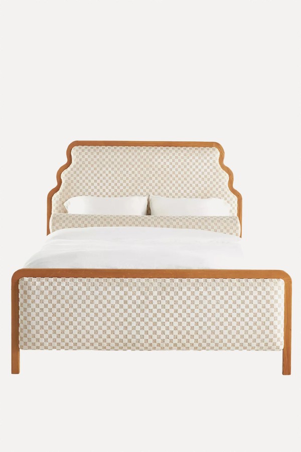 Pim Carmine Jacquard Bed
