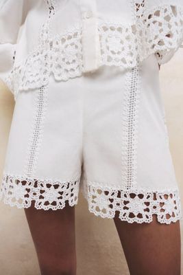 Crochet Shorts from Zara