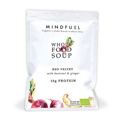 Whole Food Red Velvet Soup from Mindfuel