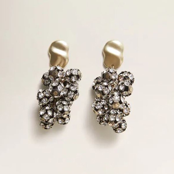 Pendant Crystals Earrings from Mango