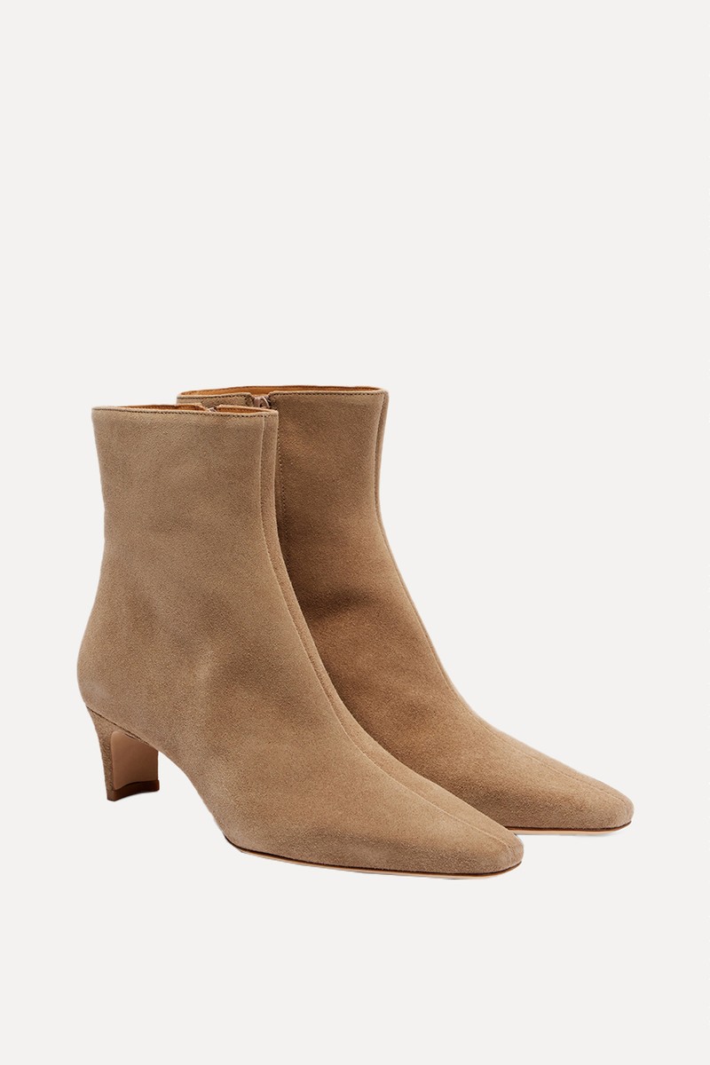 Wally 55 Suede Ankle Boots from Staud