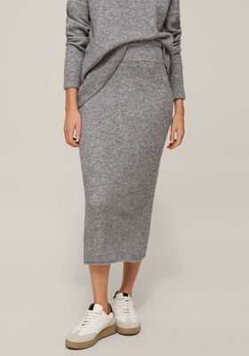 Wool Mix Midi Skirt from Modern Rarity