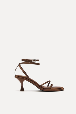 Strappy Satin Sandals from Zara