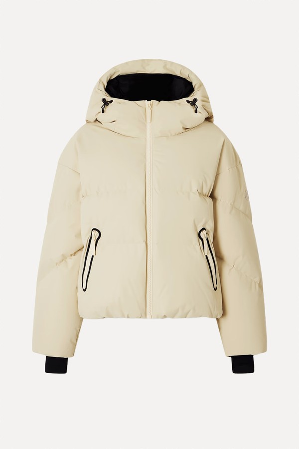 Meribel Hooded Quilted Recycled Down Ski Jacket from Cardova