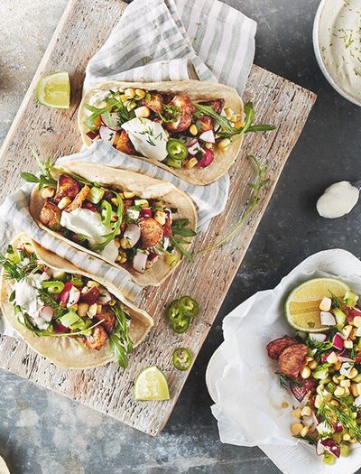 Crispy Cinnamon Potato Tacos