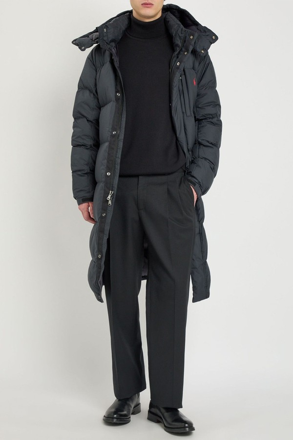 Logo-Embroidered Padded Shell Coat from Polo Ralph Lauren