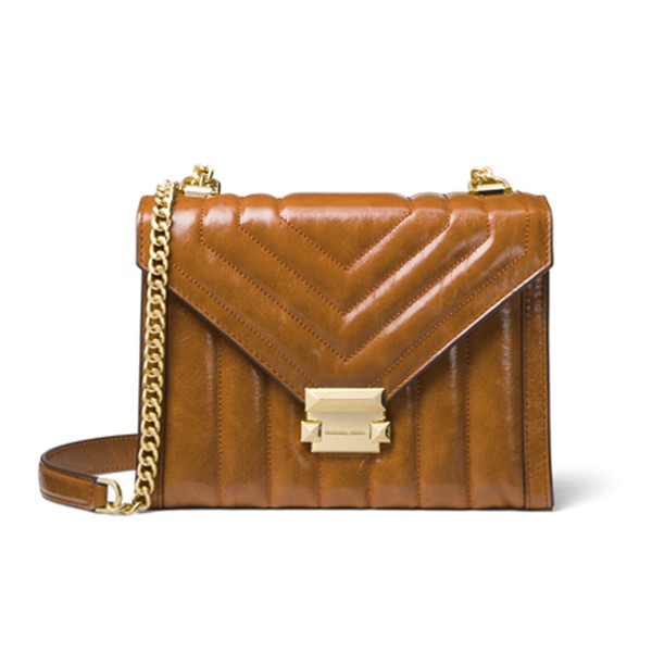 Whitney Large Quilted Leather Convertible Shoulder Bag