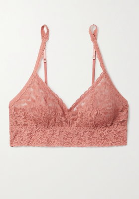Retro Stretch-Lace Soft-Cup Bralette from Hanky Panky
