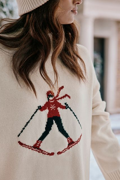 Abigail Intarsia Ski Jumper from Joules