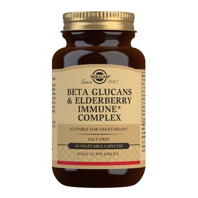 Beta Glucans & Elderberry Immune Complex Vegetable Capsules from Solgar