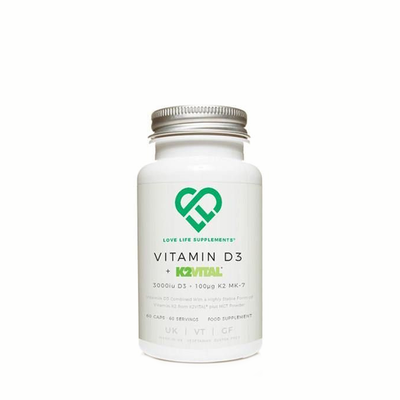 Vitamin D3 + K2 from Love Life Supplements