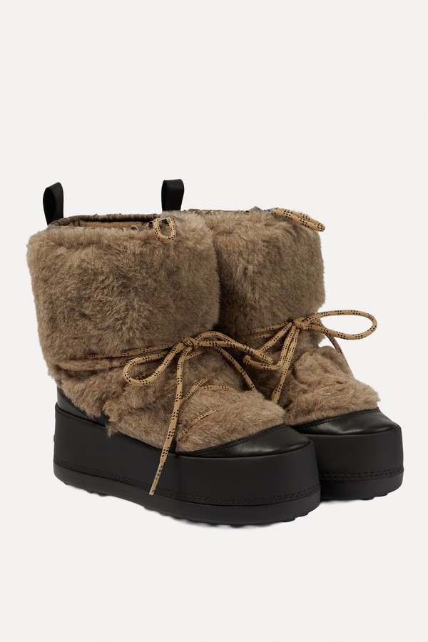 Teddy Shearling Ankle Boots from Max Mara 