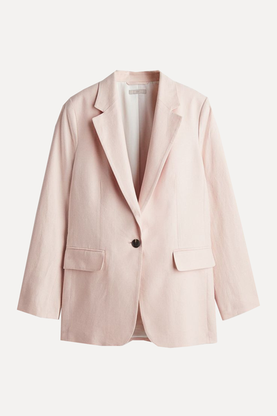 Linen-Blend Blazer from H&M