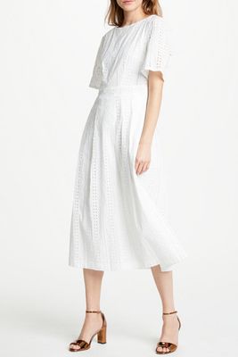 Great Plains Betsey Broderie Dress Optic White  from Love&found