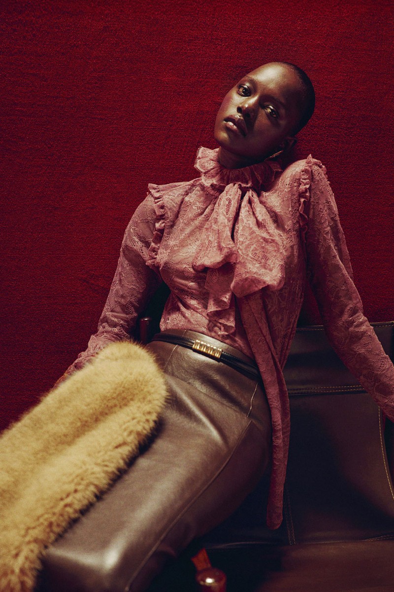  Lace Blouse With Ruff Collar from Mango