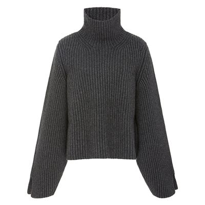 Molly Ribbed Cashmere Turtleneck Sweater from Khaite