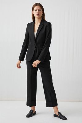 Wool Stretch Crop Trousers from Arket