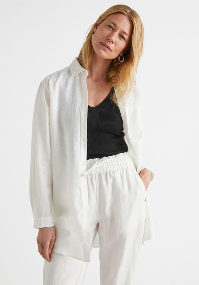 Oversized Linen Shirt