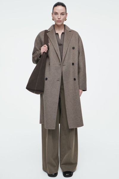 Oversized Double-Breasted Wool Coat from COS