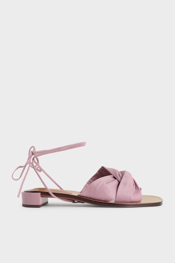 Knotted Tie-Around Sandals from Charles Keith