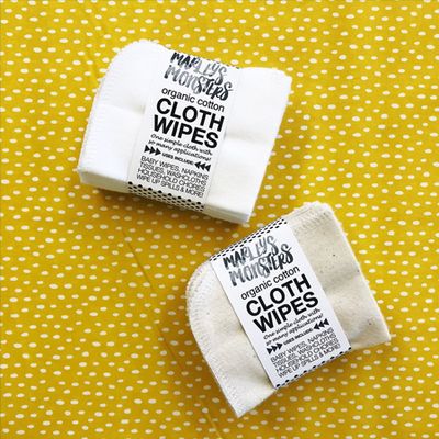 Organic Cotton Cloth Wipes from Marley's Monsters