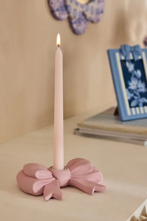  Bow Taper Candle Holder