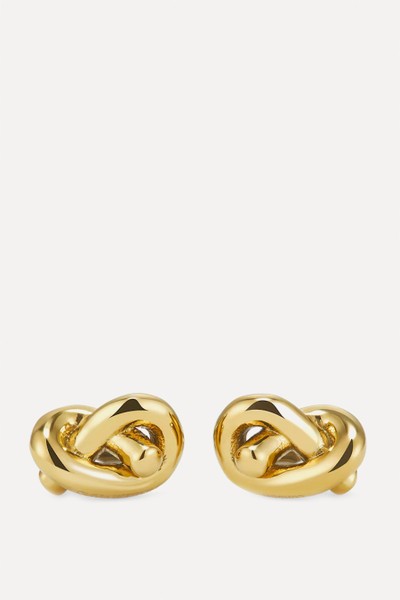 Lovers Knot Gold Tone Stud Earrings from Olivia Burton