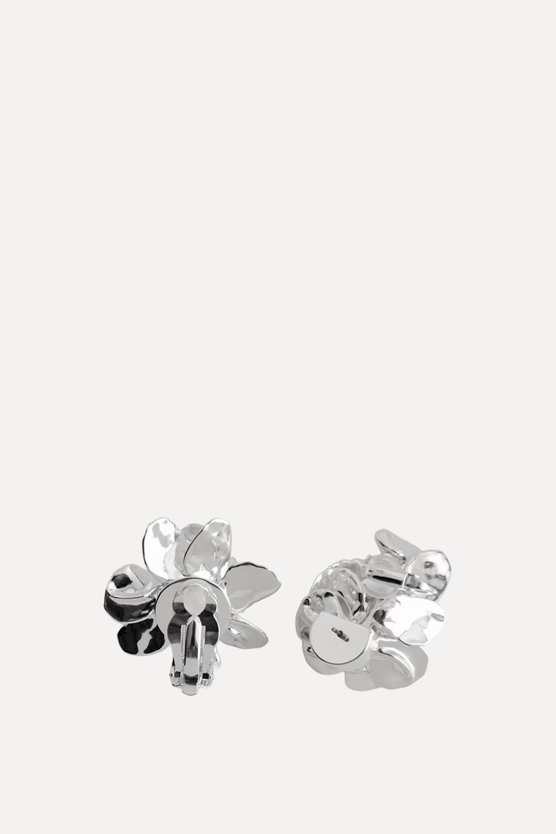 Mismatched Floral Earrings from Cos
