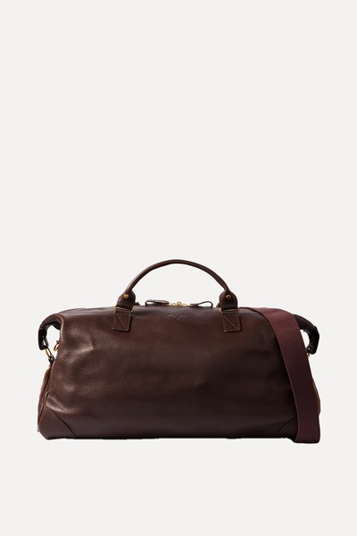 Logo-Debossed Full-Grain Leather Weekend Bag from BENNETT WINCH