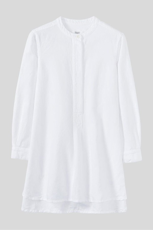 Elena Cotton Linen Tunic Shirt from Toast