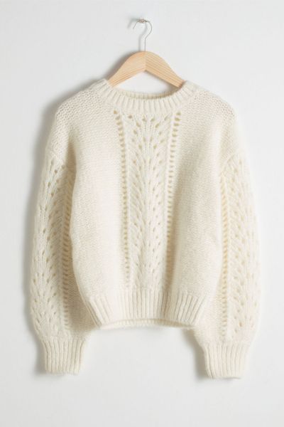 Eyelet Knit Sweater from & Other Stories