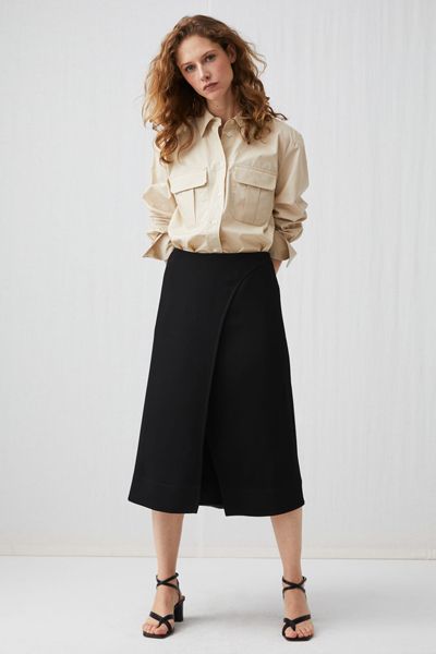 Fluid Wrap Skirt from Arket