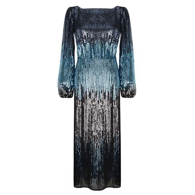 Coco Ombre Sequin Midi Dress from Rixo