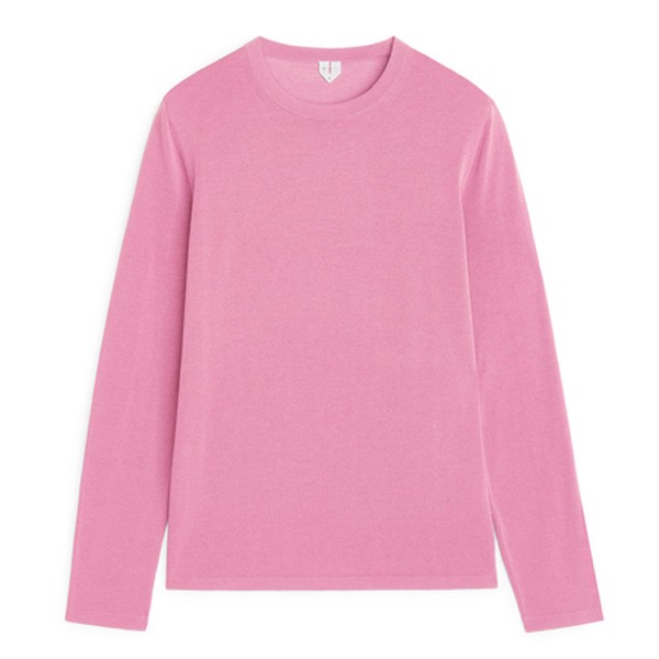 Cotton Fine Knit Jumper from Arket