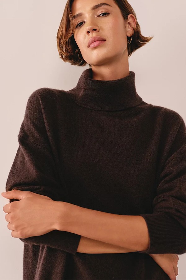 Cashmere Roll Neck Jumper