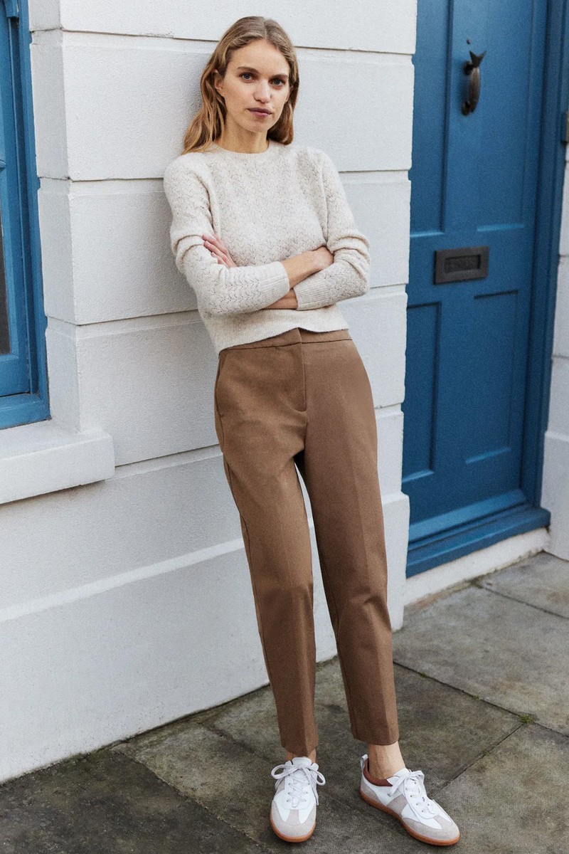 Bi-Stretch Straight Trousers, £64 (were £80) | Boden