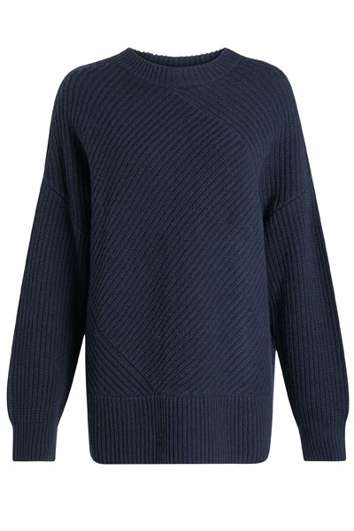 Diagonal Neck Knit Jumper from Kin