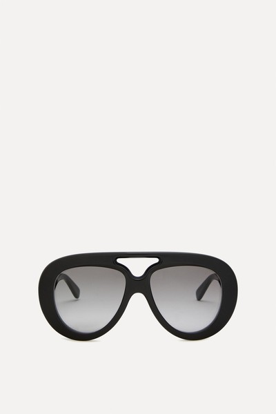 Oversized Aviator-Style Sunglasses from LOEWE