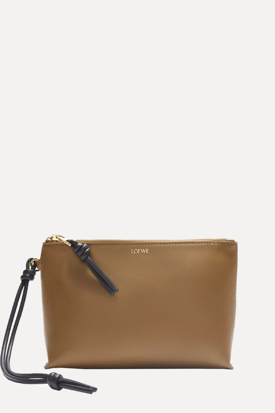 Knot Foil-Logo Leather Pouch from Loewe