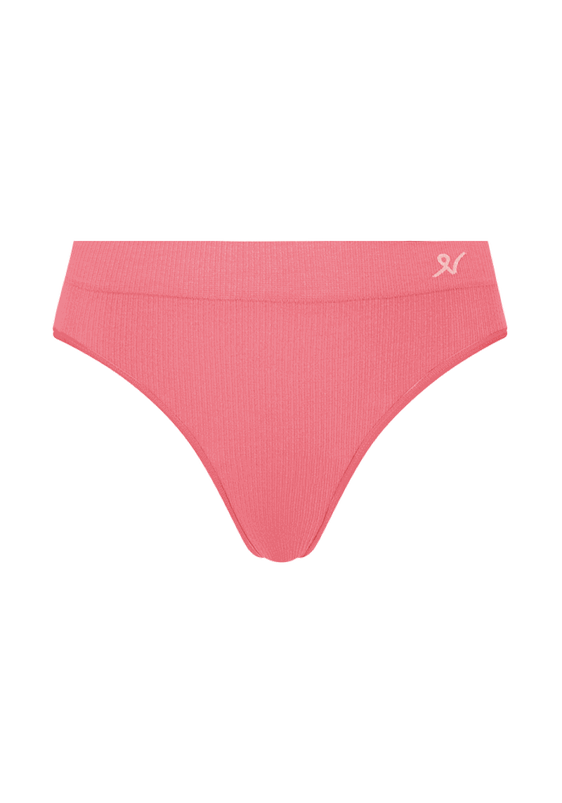 The Tencel High Leg Brief, Rose Pink