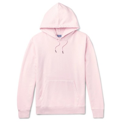 Garment-Dyed Loopback Cotton-Jersey Hoodie from J.Crew