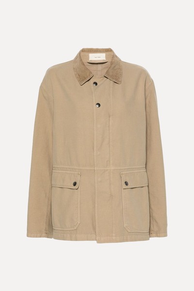 Neutral Frank Cotton Jacket from The Row