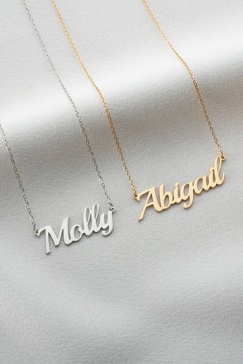 Sterling Silver Name Necklace 